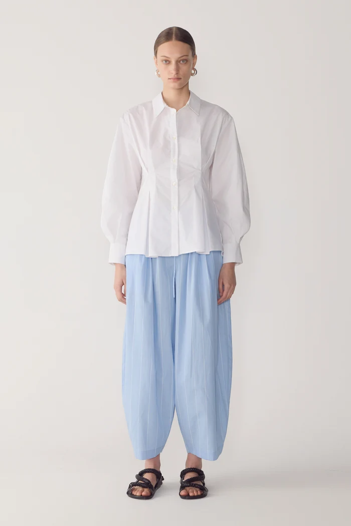 Pamela Pant | Chambray Stripe