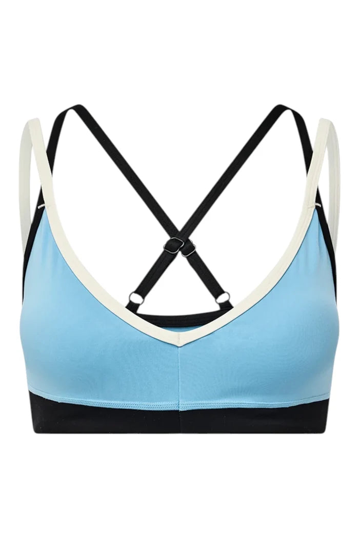 Paramount Sports Bra | Alaskan Blue/Black