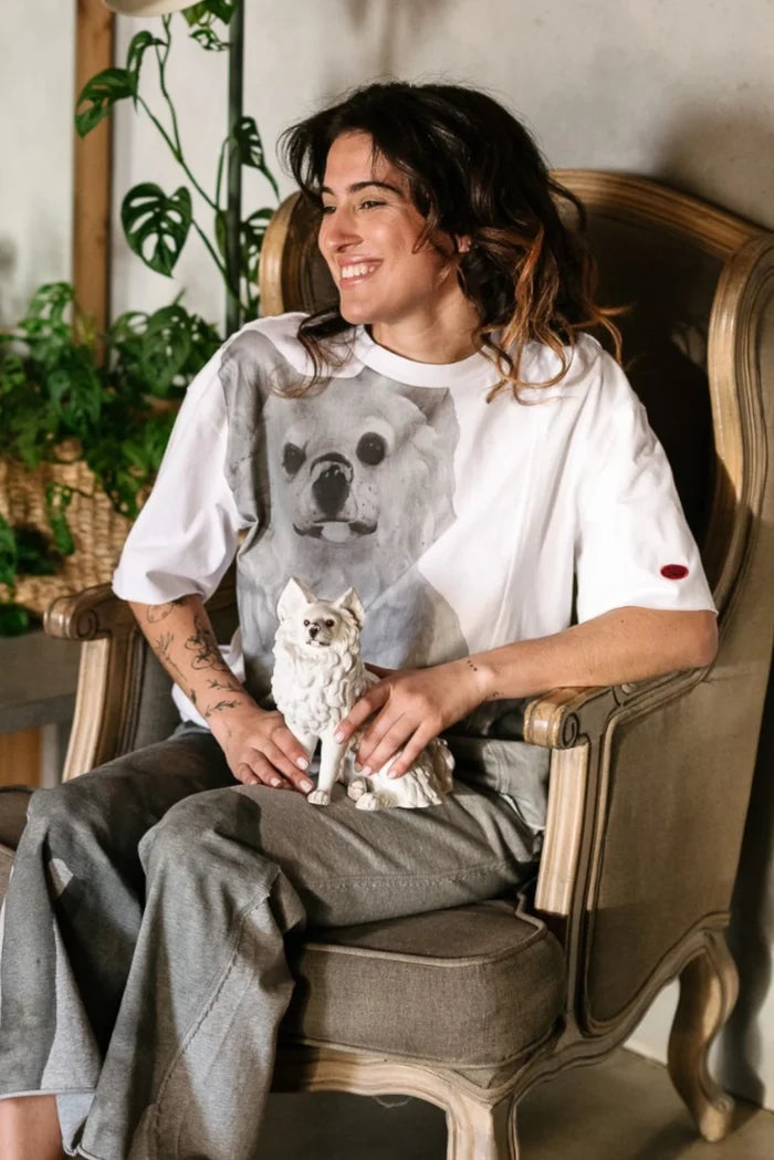 Patch Tee | Little White Dog