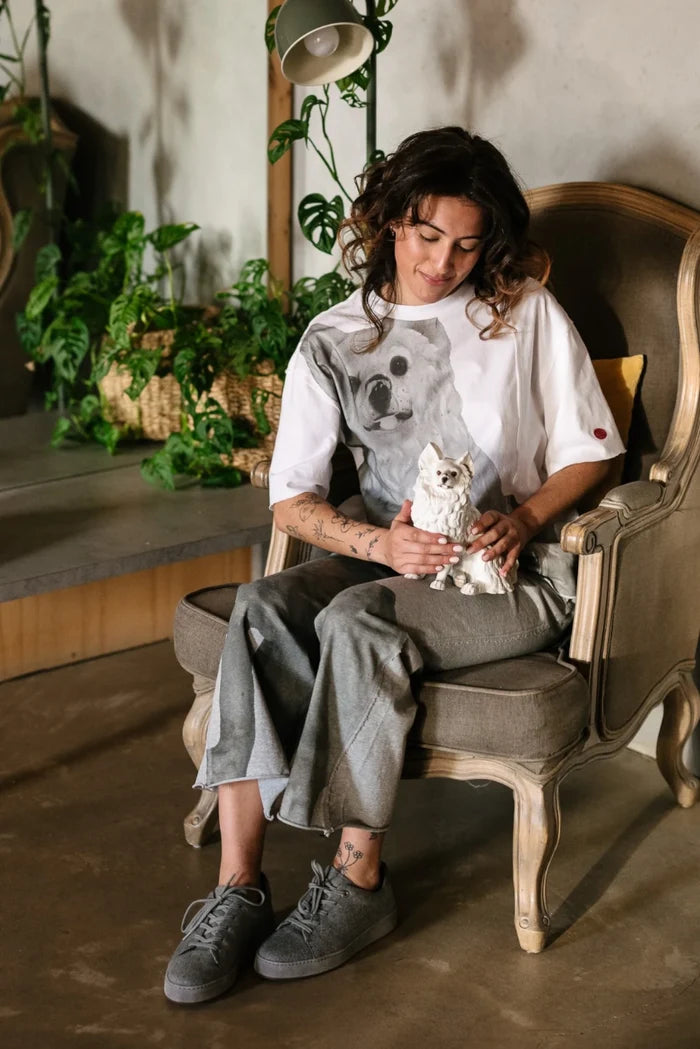 Patch Tee | Little White Dog