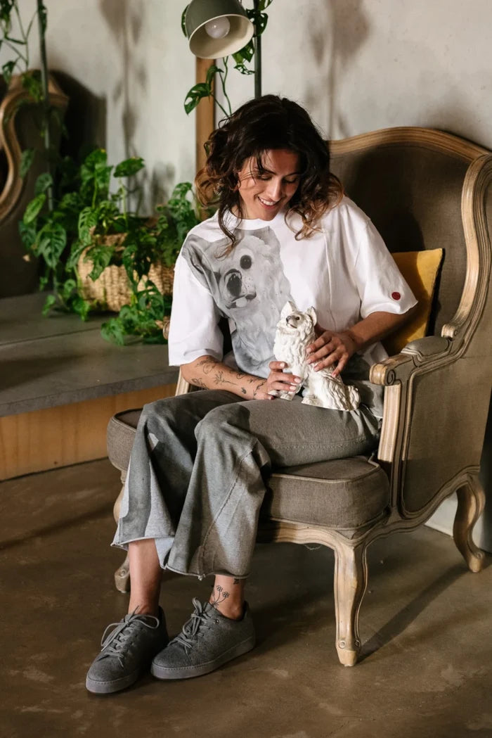 Patch Tee | Little White Dog