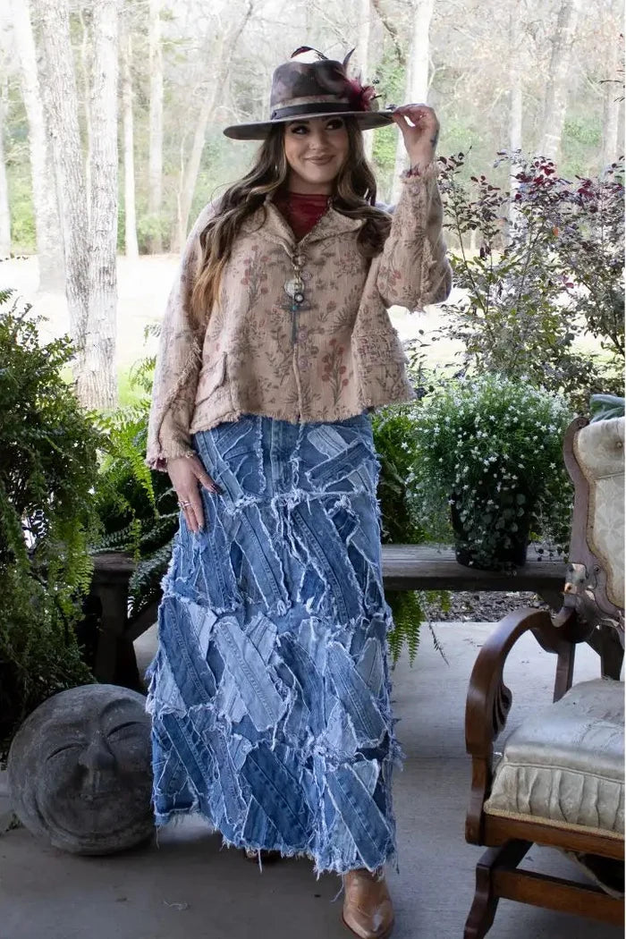 Patched Up Skirt | Vintage Denim