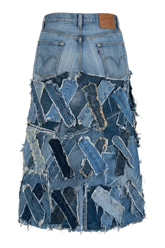 Patched Up Skirt | Vintage Denim