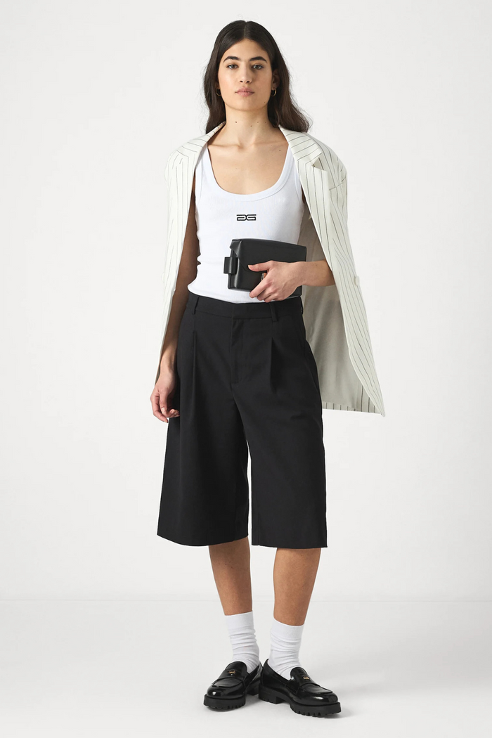 Paula Long Shorts | Black