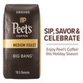 Peet's Coffee Big Bang Ground Coffee, Premium Medium Roast, 100% Arabica, 10.5 oz