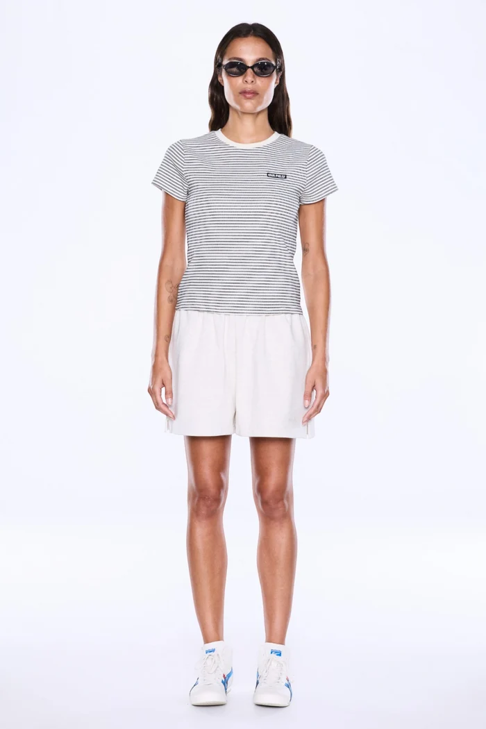 Penny Baby Tee | Black/White Stripe