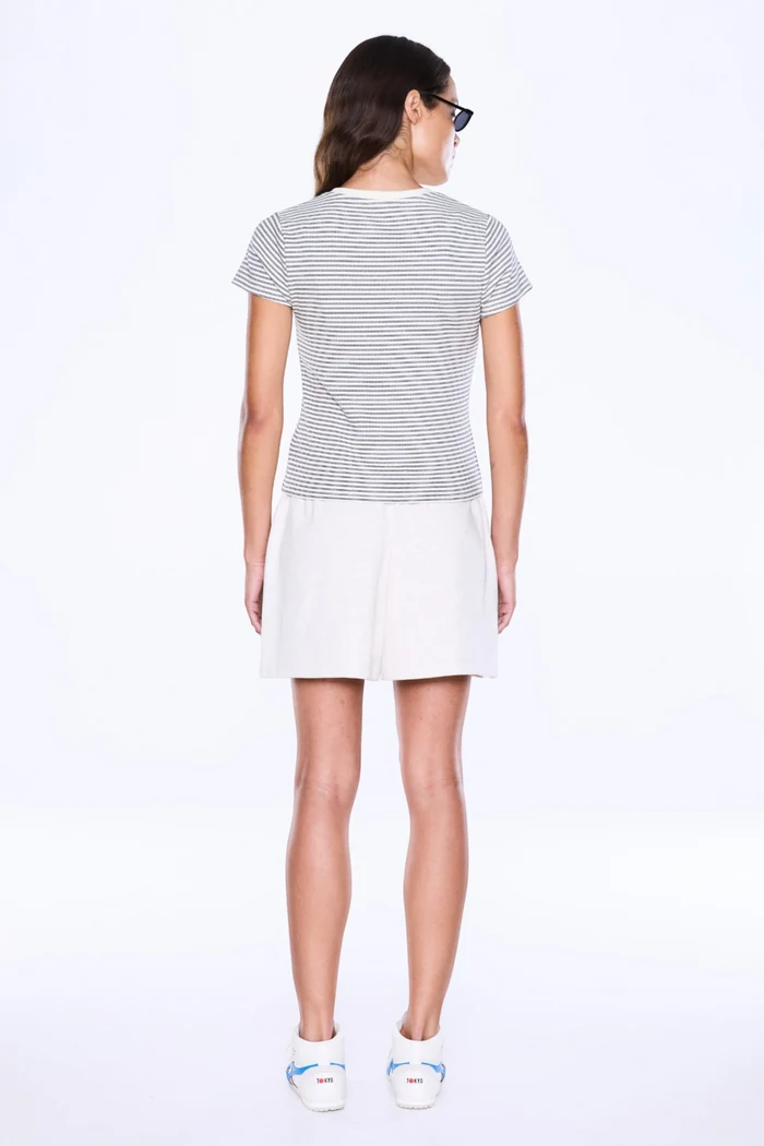 Penny Baby Tee | Black/White Stripe
