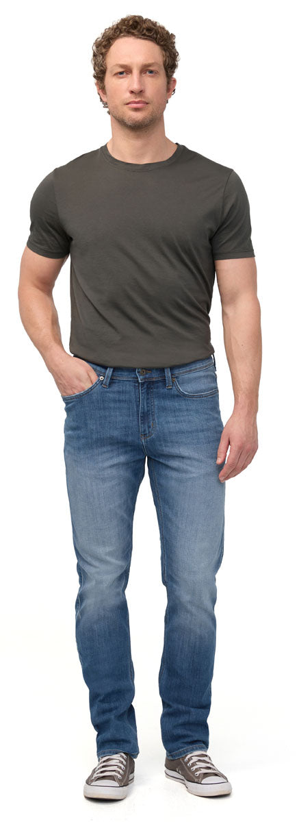 Performance Slim Straight Denim Pants - Men's