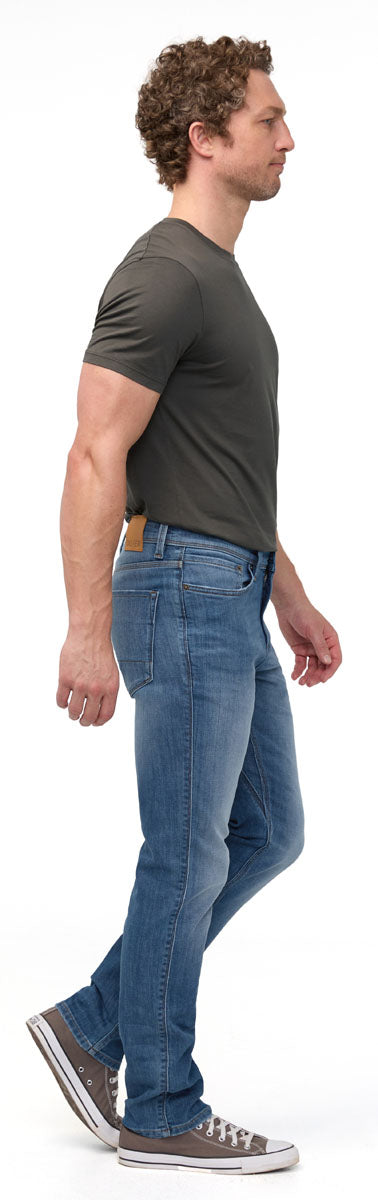 Performance Slim Straight Denim Pants - Men's