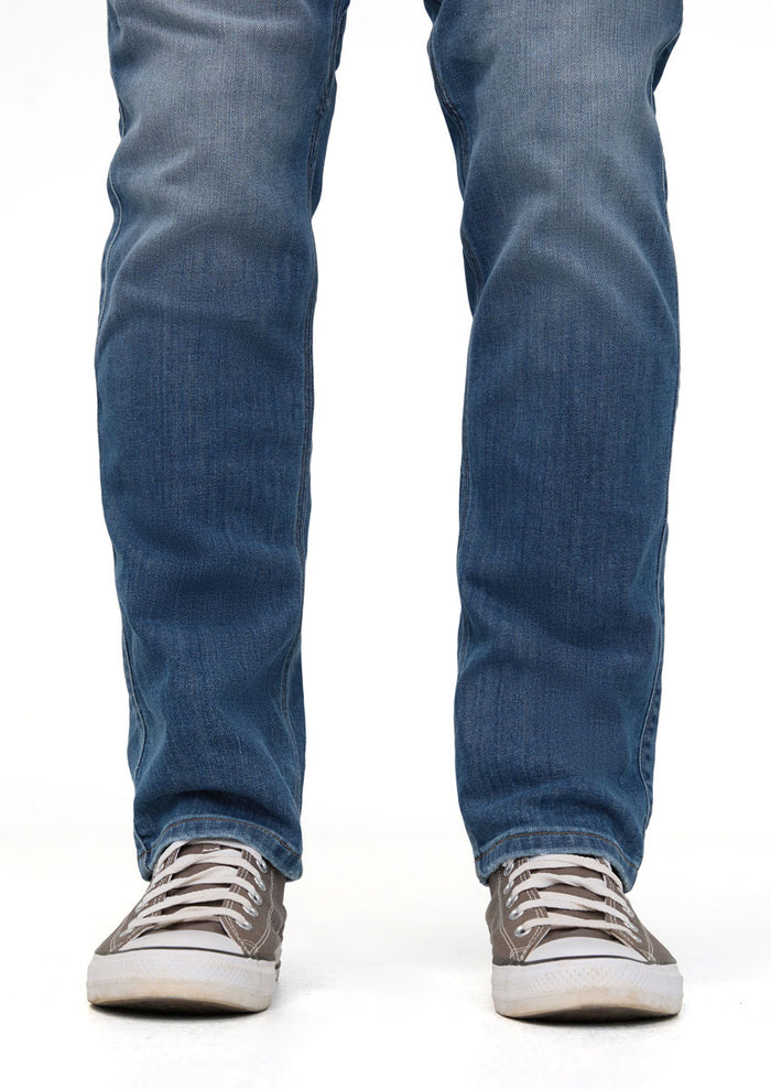 Performance Slim Straight Denim Pants - Men's