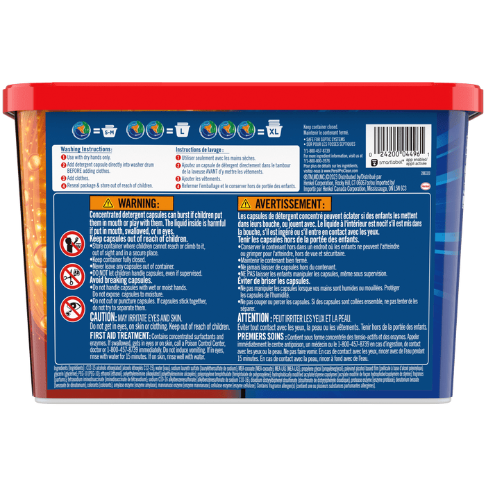 Persil Discs Laundry Detergent Pacs, Oxi, 38 Count