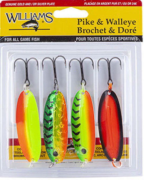Pike and Walleye 4 Pack Spoon