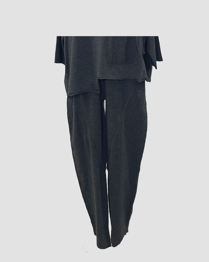Poly Voly Pants in Dark Charcoal