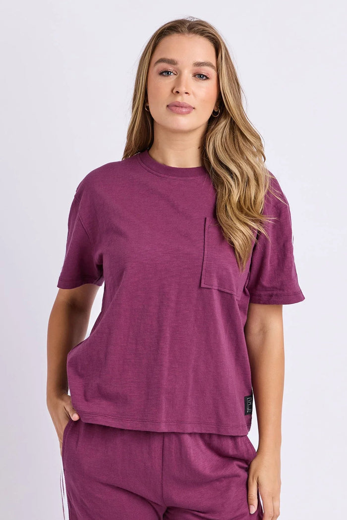 Power Tee | Plum