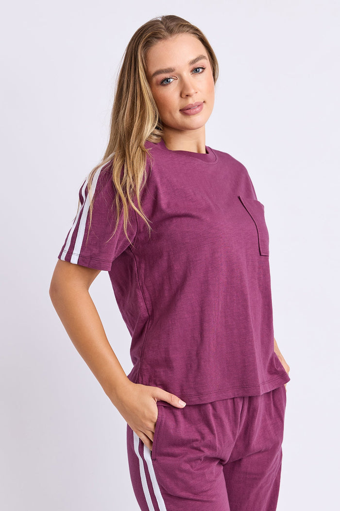 Power Tee | Plum