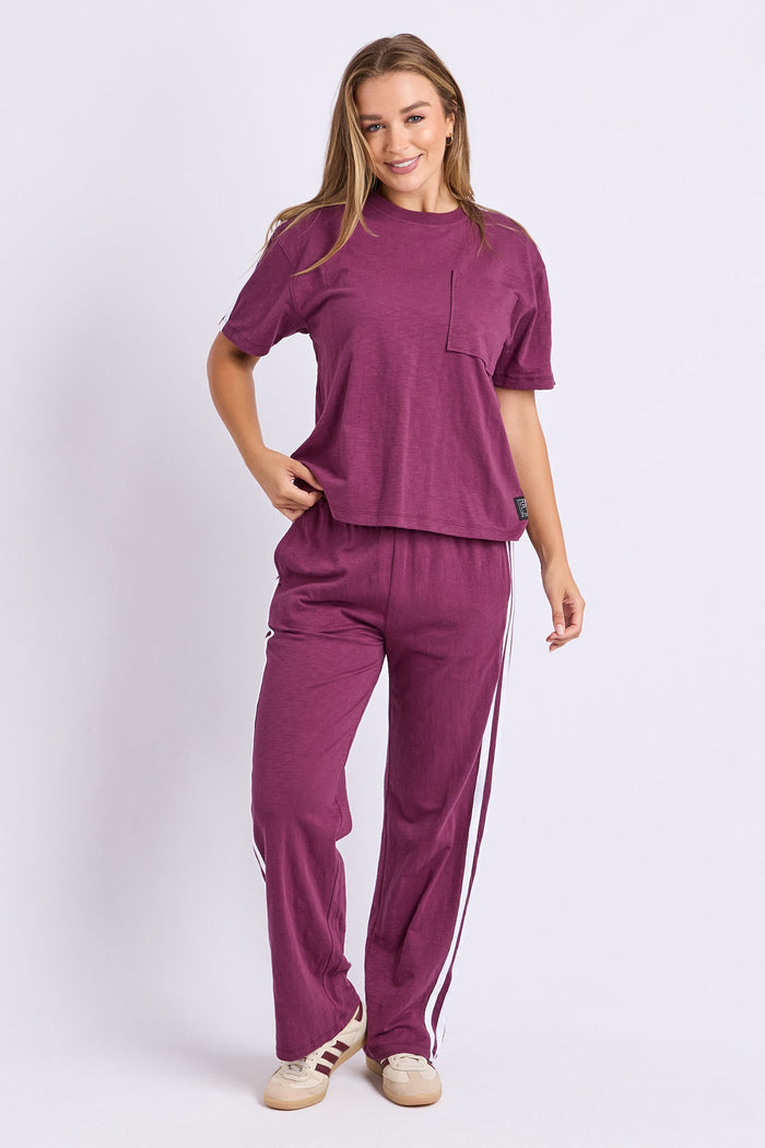 Power Tee | Plum
