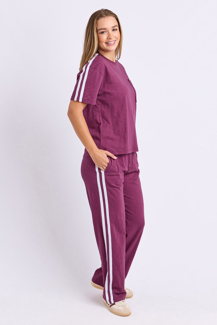 Power Tee | Plum