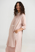 Prairie Lace Shirt | Powder Pink