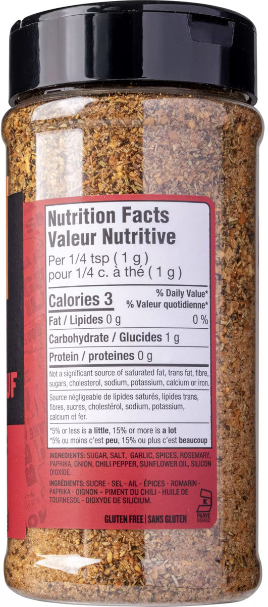 Prime Rib Seasoning - Rosemary and Garlic - 354 g