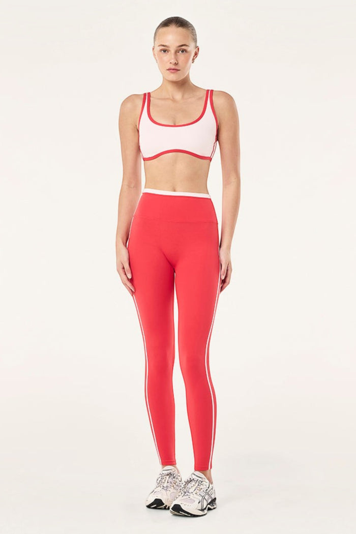 Radar Full Length Legging | Strawberry & Soft Pink