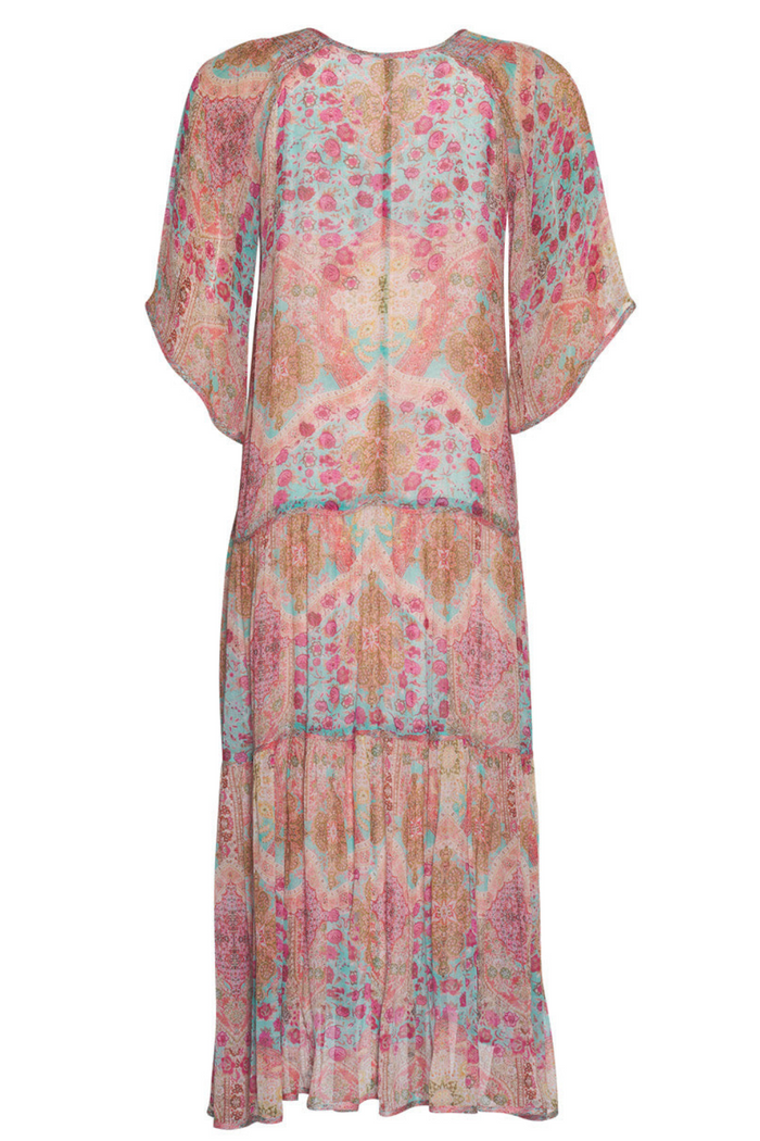 Ravello Midi Dress | Aqua Multi