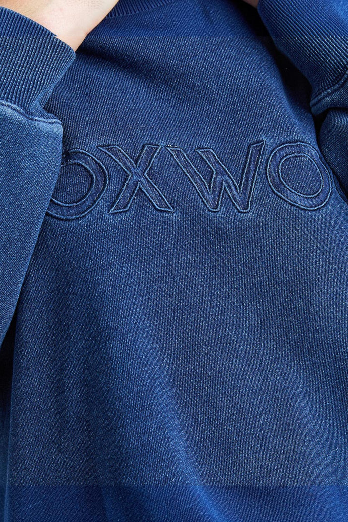 Remedy Oversized Crew Indigo