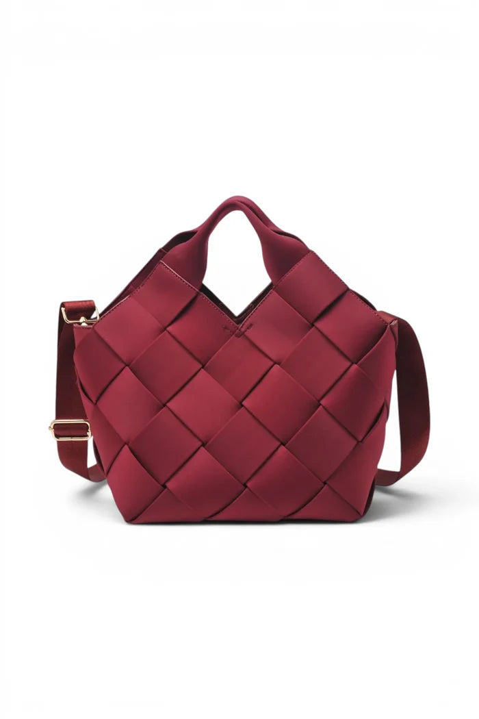 Resilience Woven Neoprene Tote | Wine