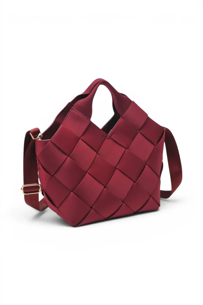 Resilience Woven Neoprene Tote | Wine
