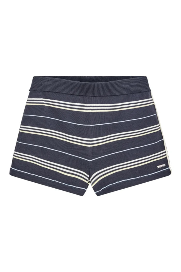 Retreat Stripe Knit Short | Marine Blue Stripe