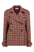 Revel Coat | Berry Check