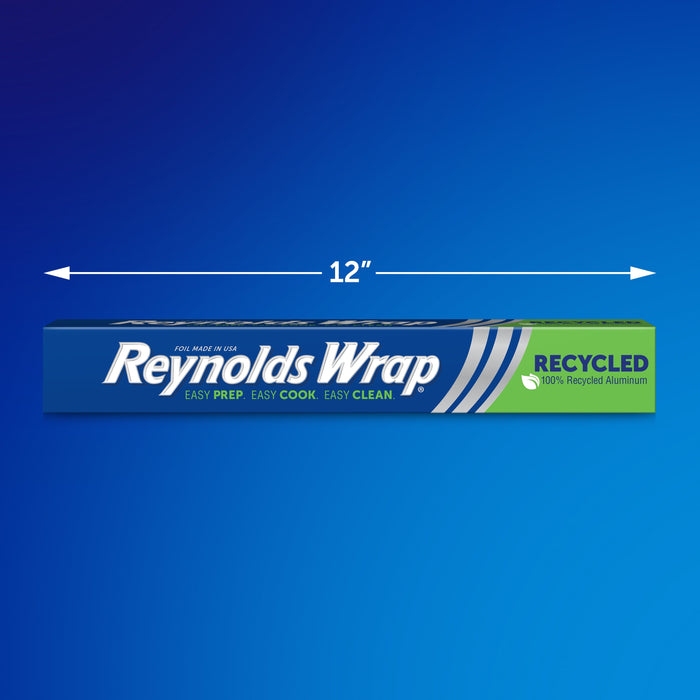 Reynolds Wrap Aluminum Foil, 100% Recycled, 75 Square Feet