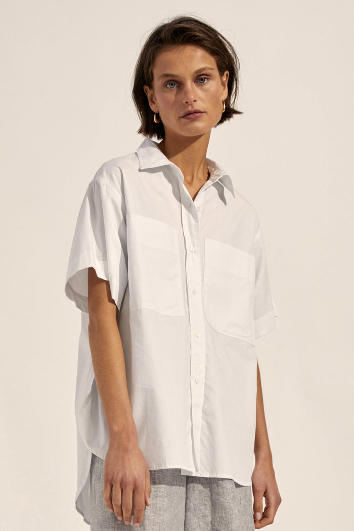 Rider Top in Porcelain