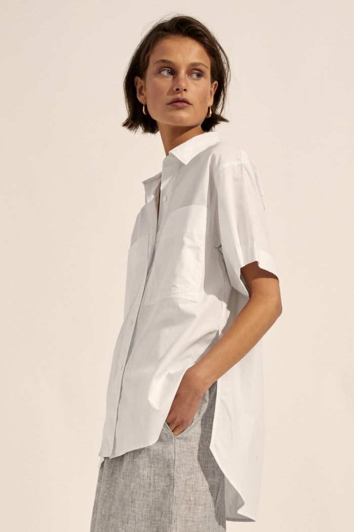 Rider Top in Porcelain