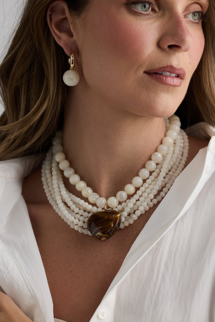 Rossi Necklace | Brown