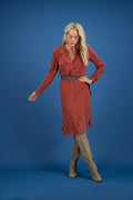 Rusty Red Dress