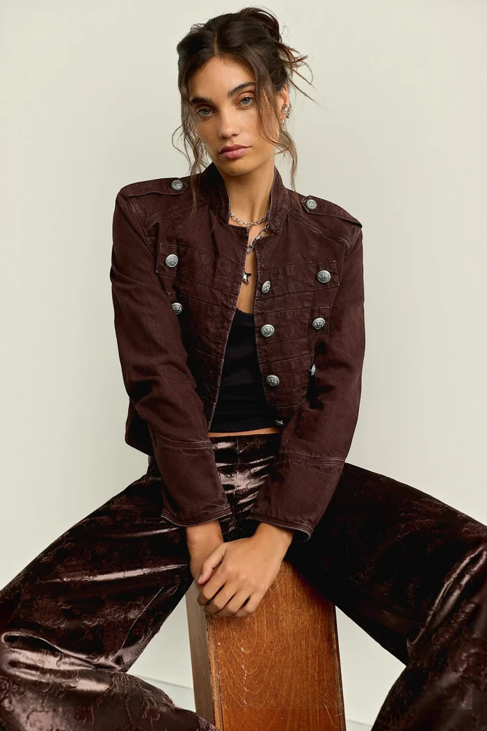 Ryland Band Jacket | Double Espresso