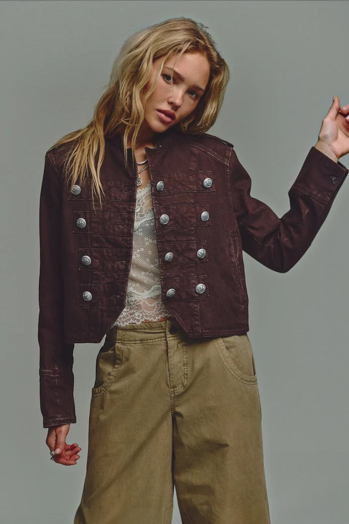 Ryland Band Jacket | Double Espresso