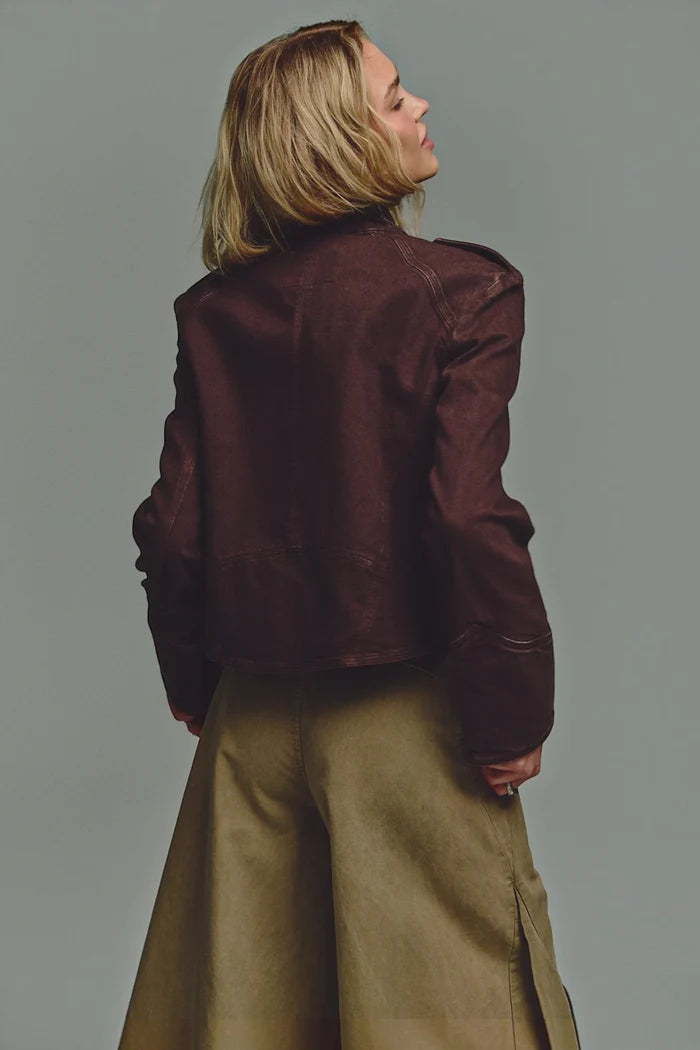 Ryland Band Jacket | Double Espresso