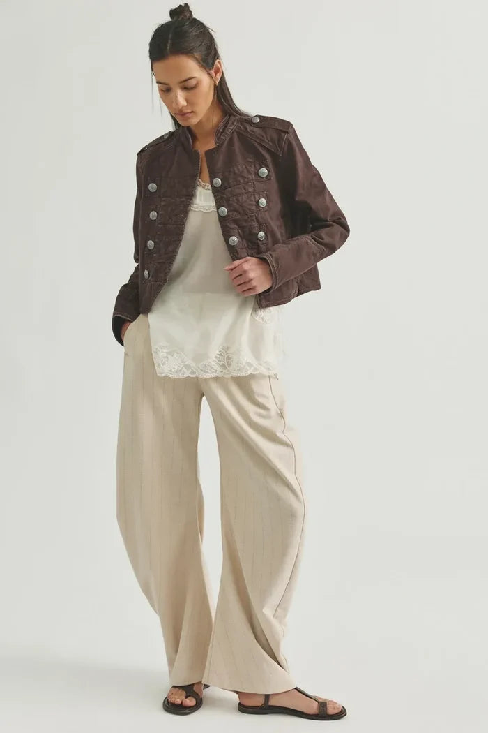 Ryland Band Jacket | Double Espresso