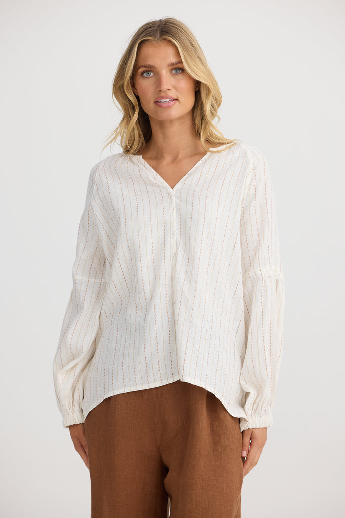 Salerno Top | Ecuador Stripe