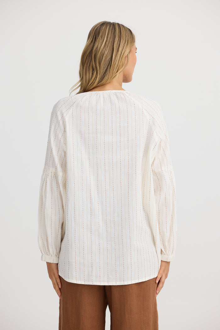 Salerno Top | Ecuador Stripe