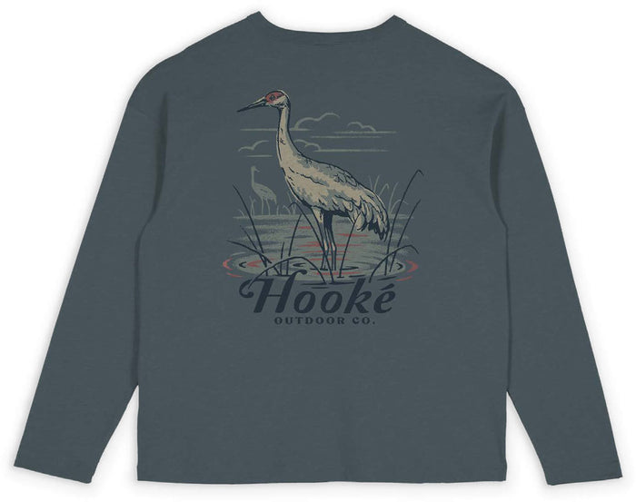 Sandhill Crane Long Sleeve T-Shirt - Women's