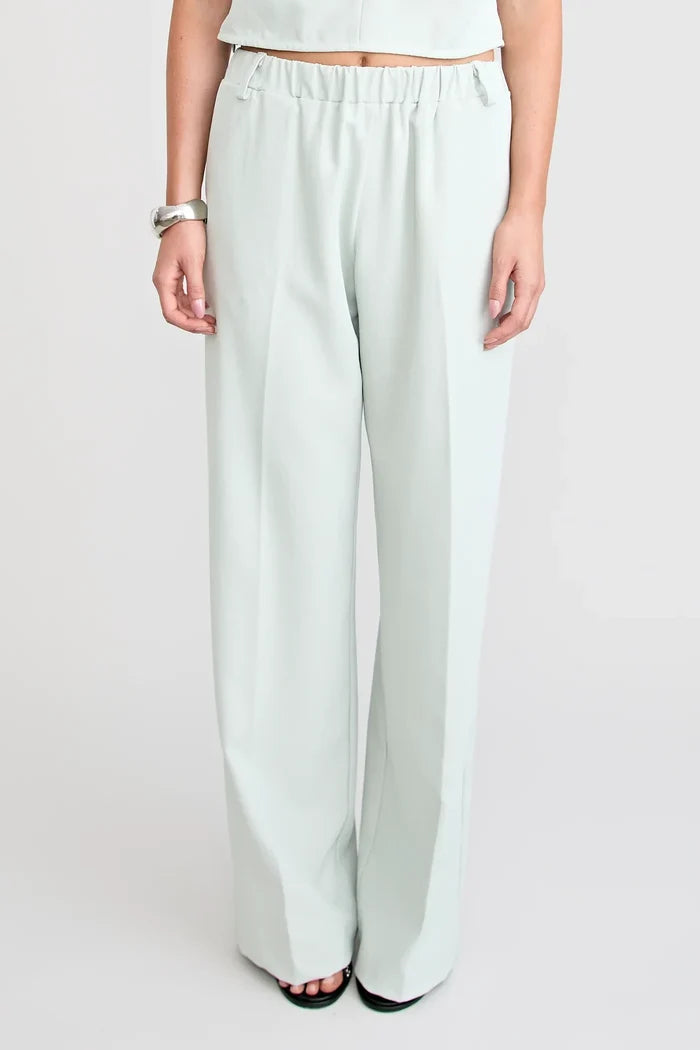Santo Wide Leg Pant | Sage