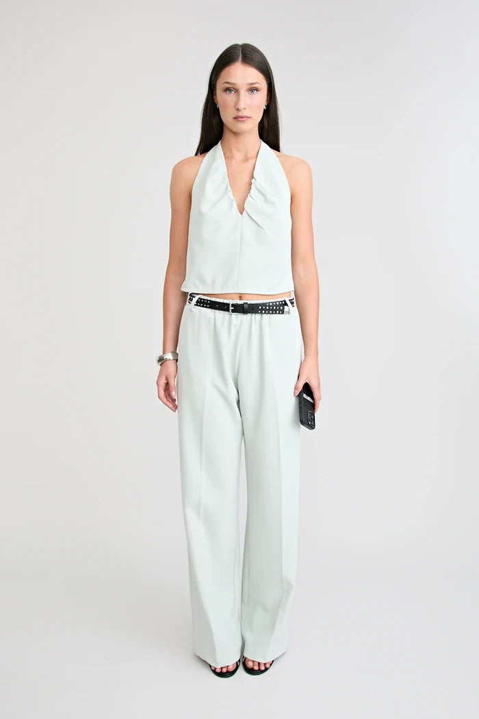 Santo Wide Leg Pant | Sage