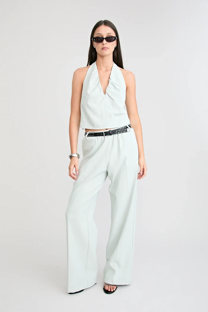 Santo Wide Leg Pant | Sage