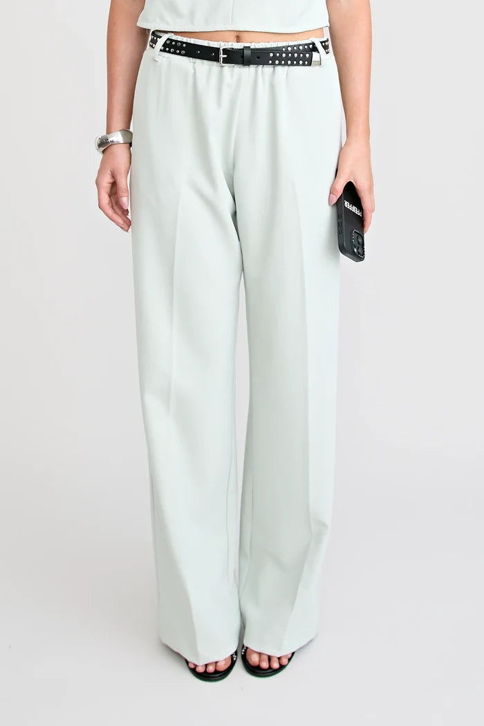 Santo Wide Leg Pant | Sage