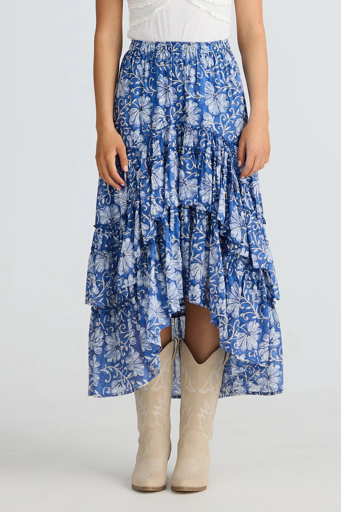 Sassy Skirt | Blue Blossom