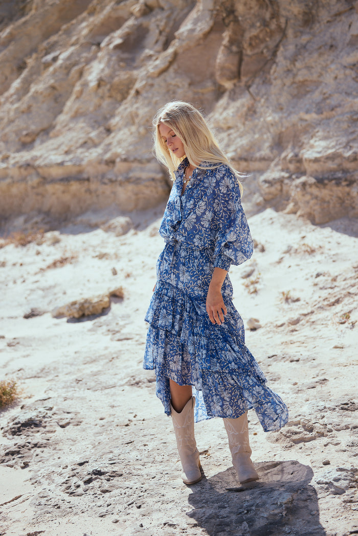 Sassy Skirt | Blue Blossom
