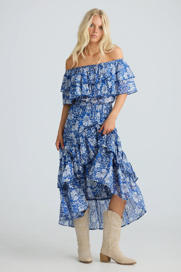 Sassy Skirt | Blue Blossom