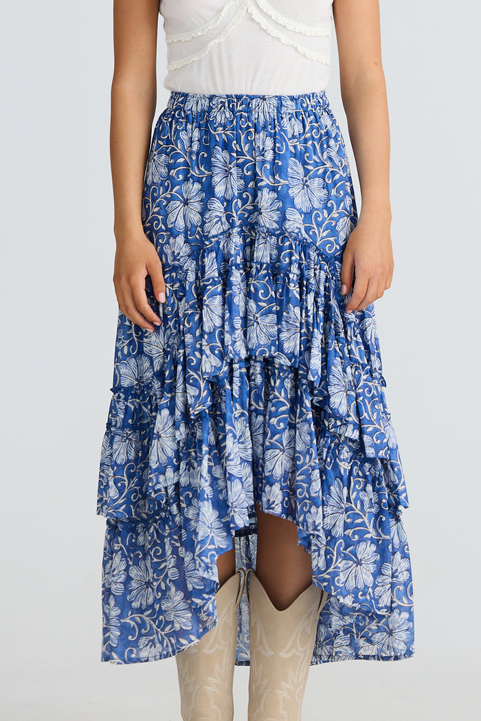 Sassy Skirt | Blue Blossom